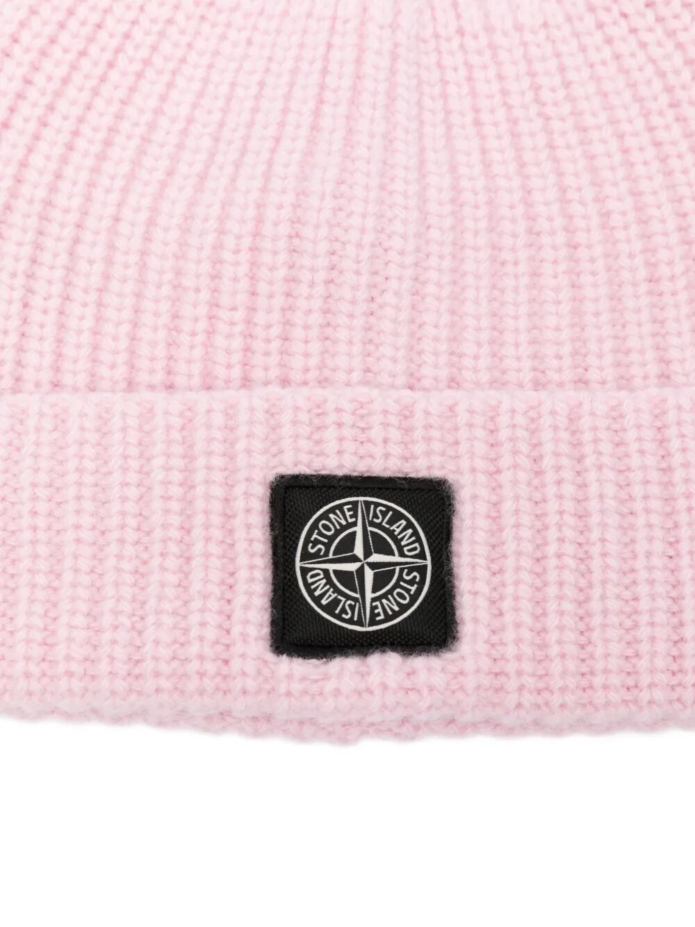 STONE ISLAND Light Wool Knit Beanie with Compass Patch - Banlieue91 -