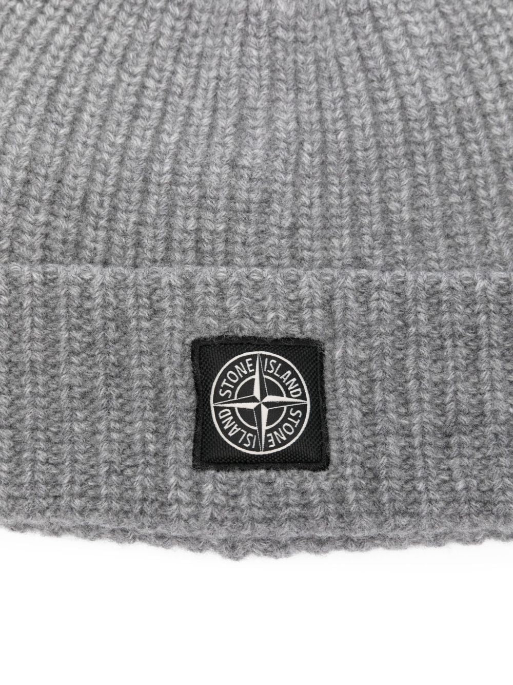 STONE ISLAND Lightweight Wool Knit Beanie for Men - Banlieue91 -