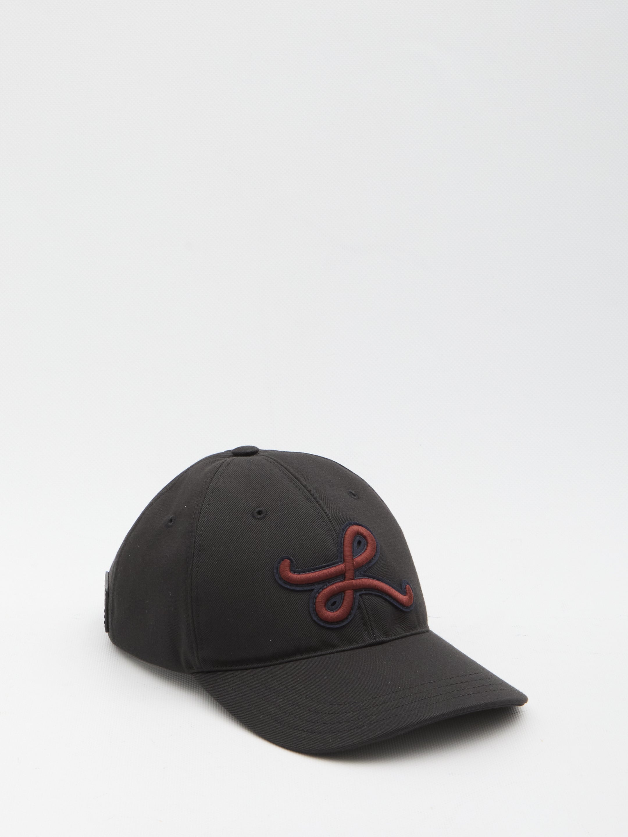 LOEWE Adjustable Cotton Canvas Cap with Embroidered Appliqué - One Size - Banlieue91 -