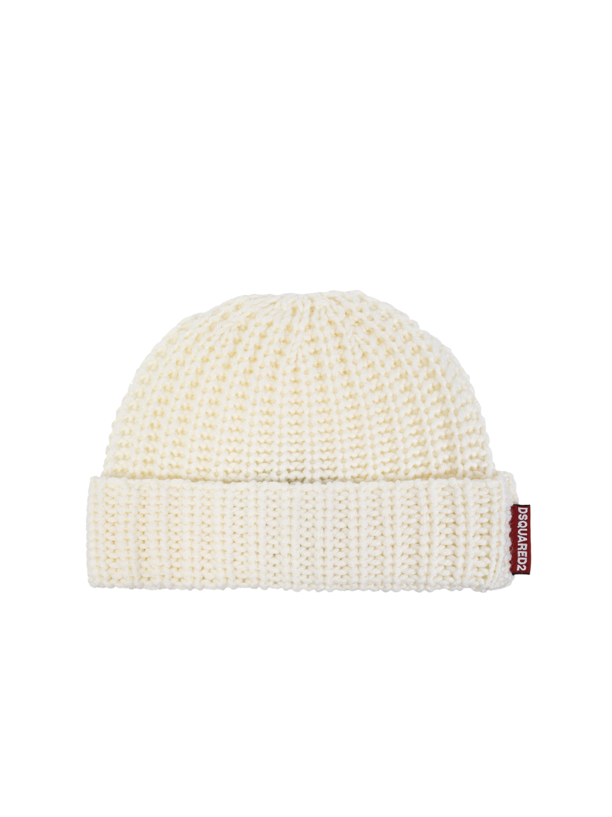 DSQUARED2 Logo Tag Knit Wool Beanie for Men - Banlieue91 -