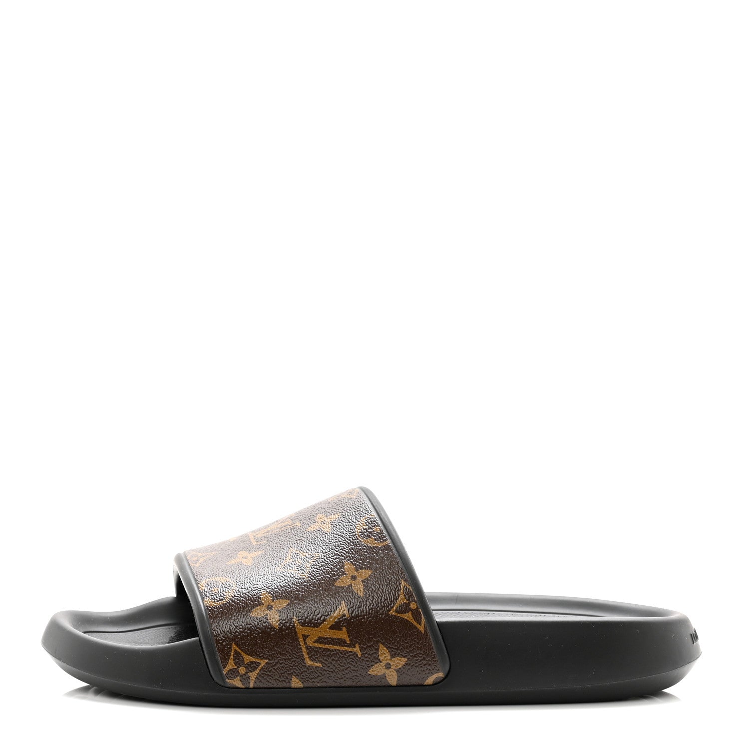 Louis Vuitton Rubber Monogram Men's Waterfront Mules 'Brown' - Banlieue91