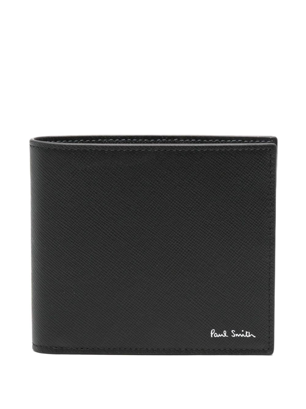 PAUL SMITH Men's Leather Bifold Wallet with Internal Card Slots - Banlieue91 -