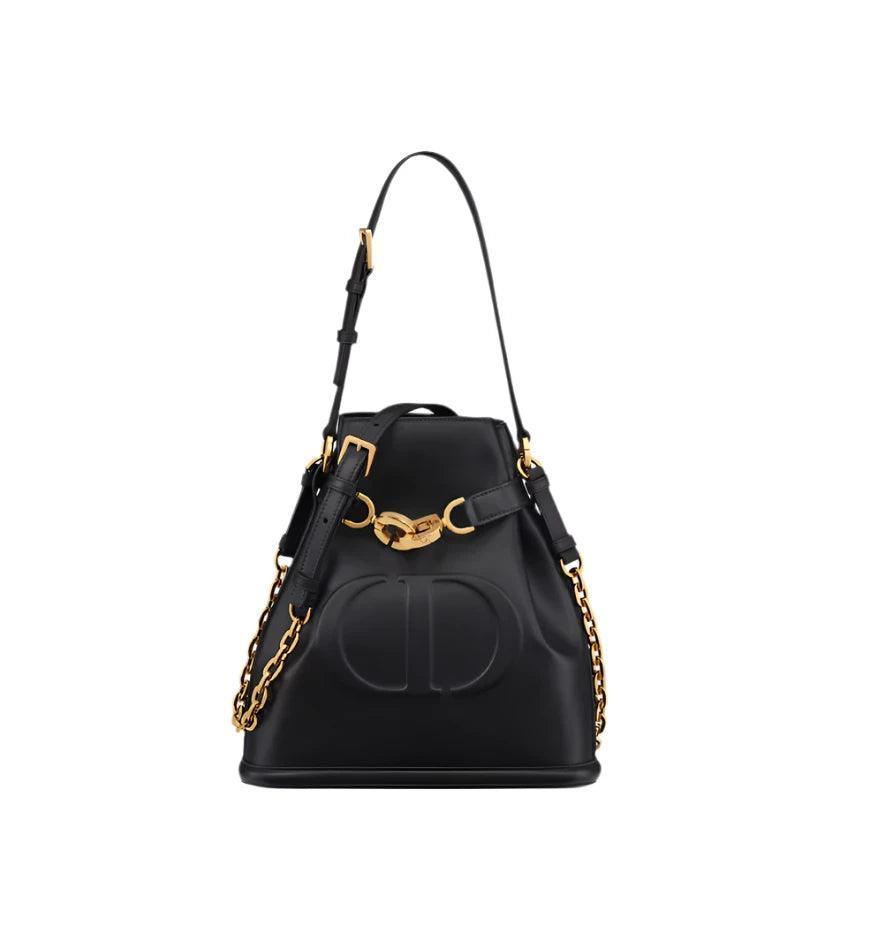 Medium C'est Dior Bag Golden Saddle CD-Embossed Calfskin - Banlieue91