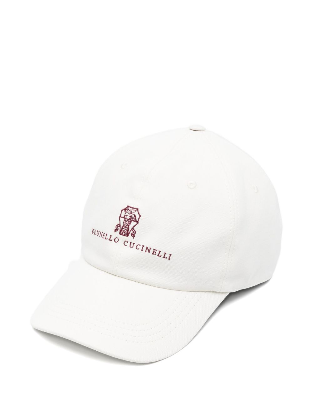 BRUNELLO CUCINELLI Embroidered Logo Cotton Baseball Cap - Banlieue91 -