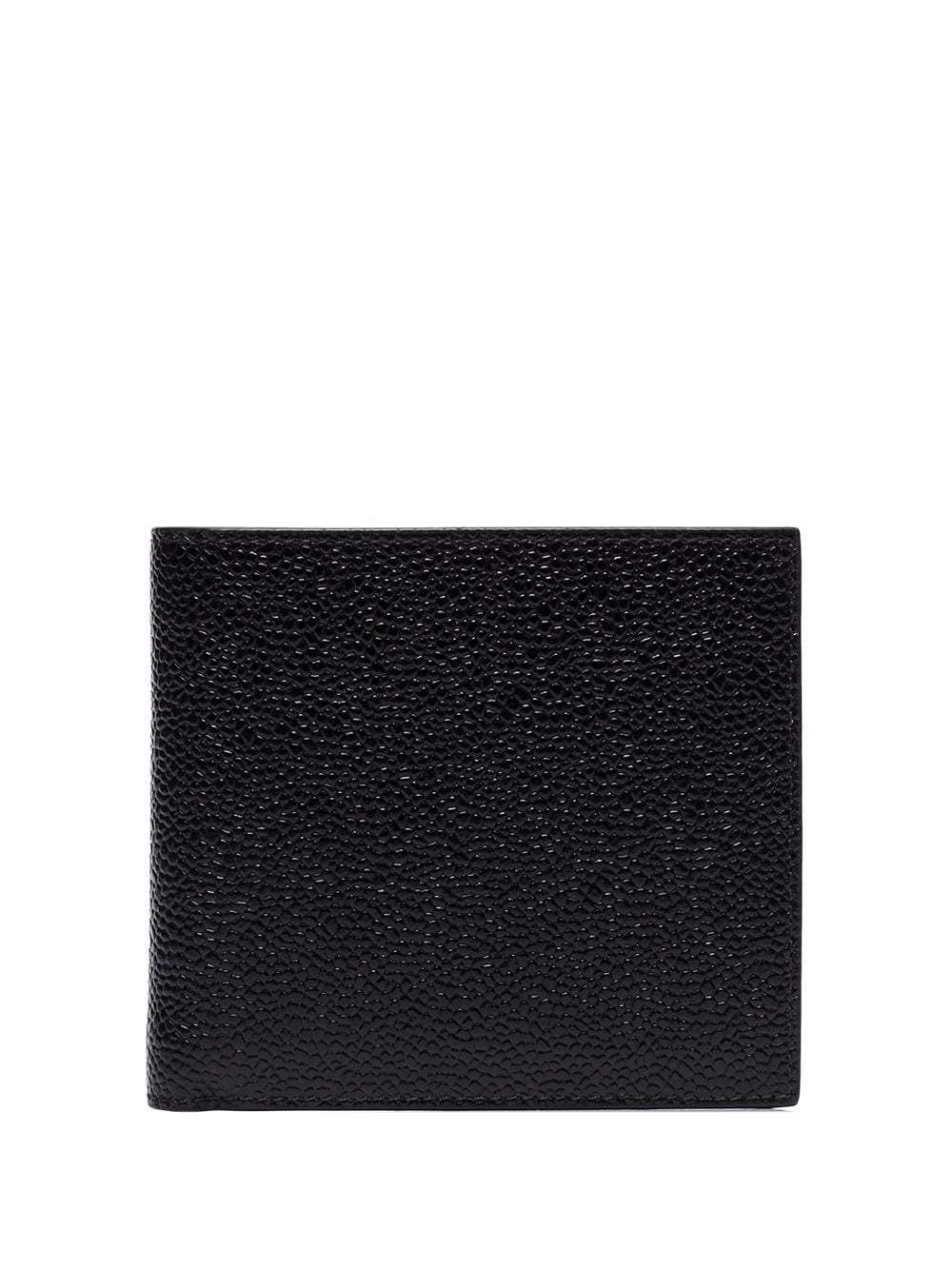 THOM BROWNE Leather Bifold Wallet with Stripe Detail - Banlieue91 -