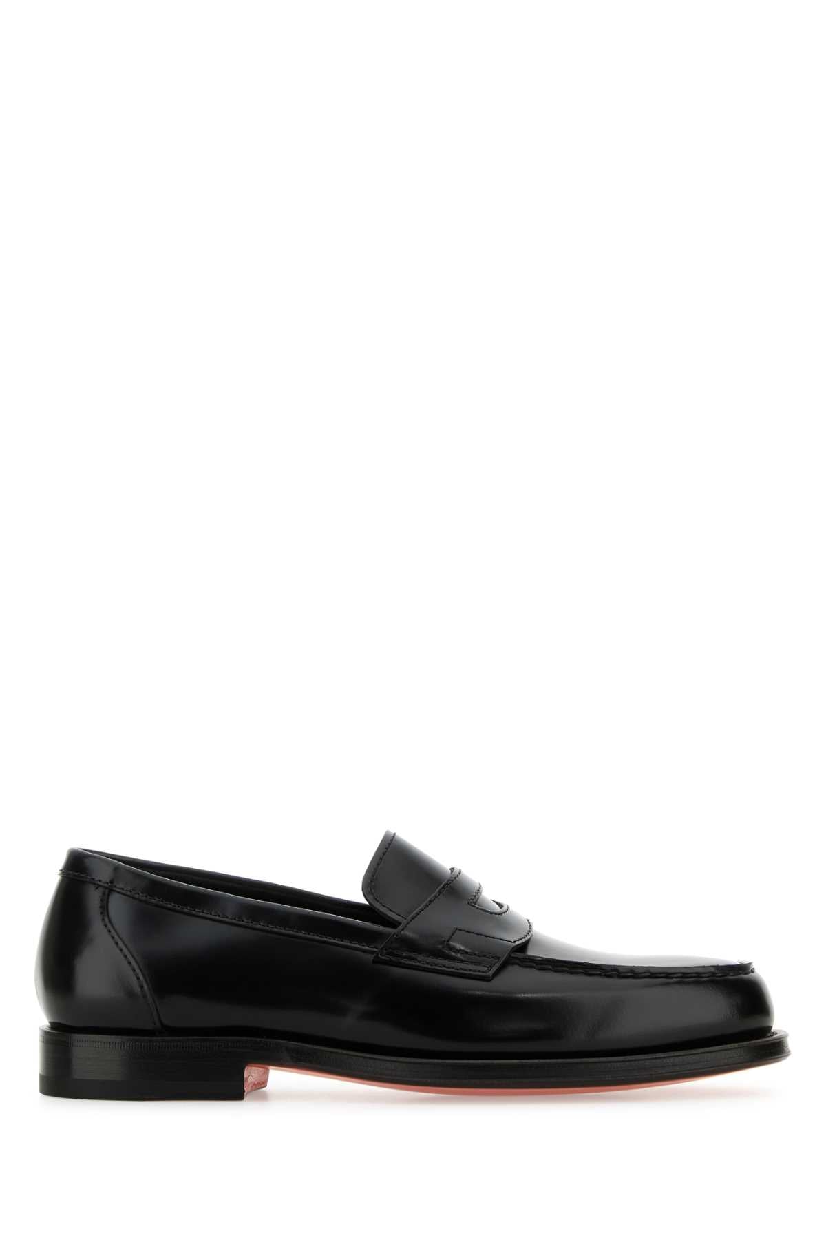 SANTONI Classic Leather Loafers for Men - Banlieue91 -