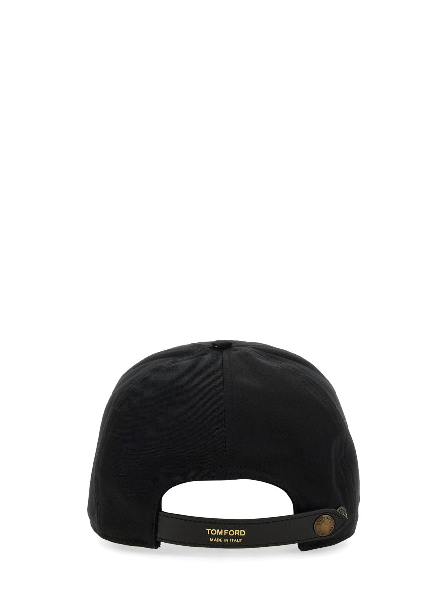 TOM FORD Men's Classic Cotton and Leather Hat - Banlieue91 -
