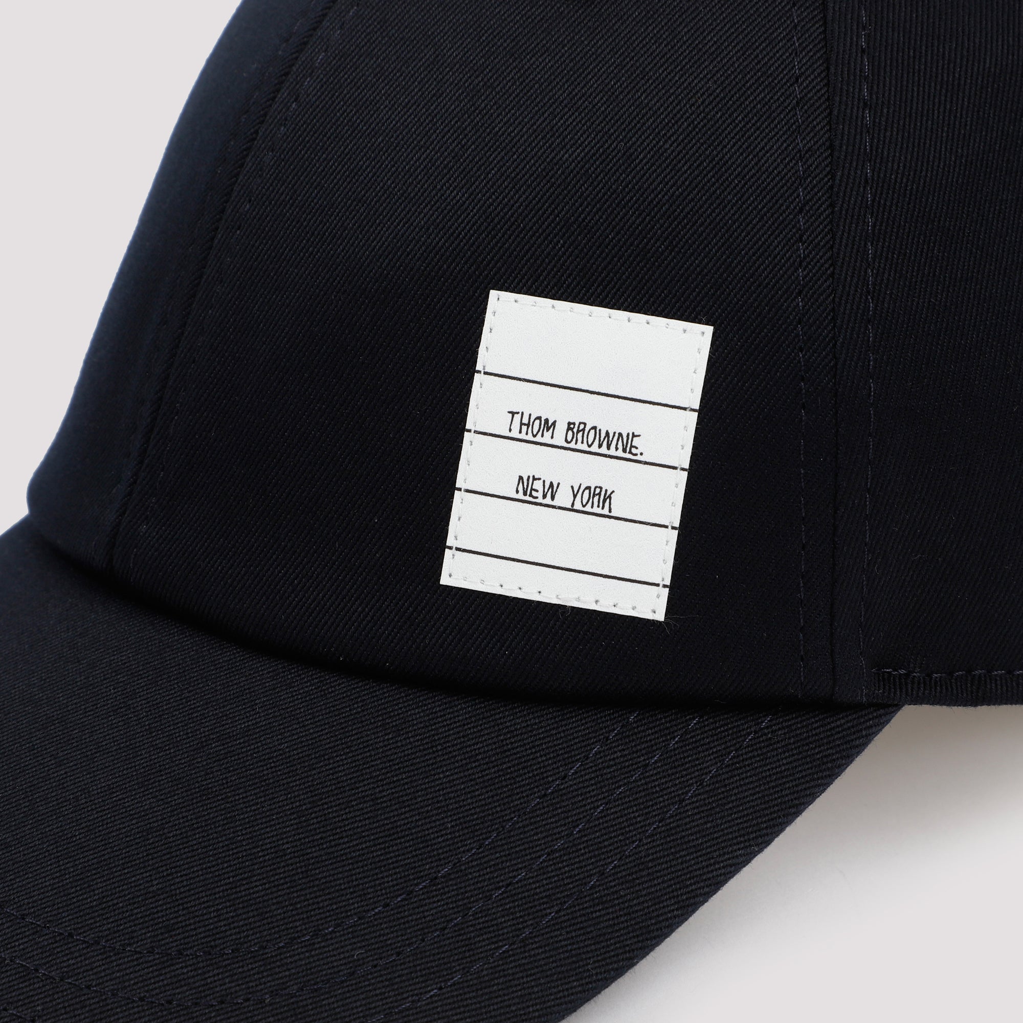 THOM BROWNE Cotton Baseball Cap for Men - Banlieue91 -