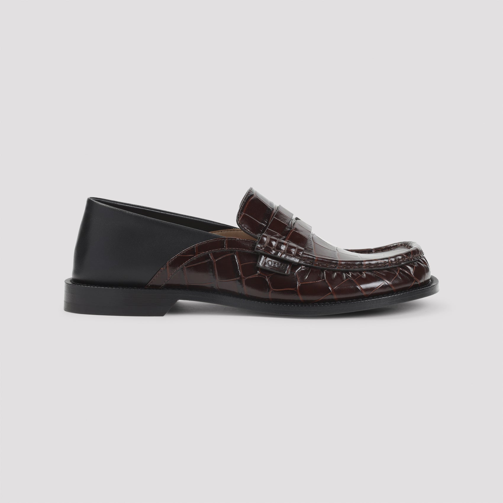 LOEWE Campo Flap Back Calfskin Loafers for Men - Banlieue91 -