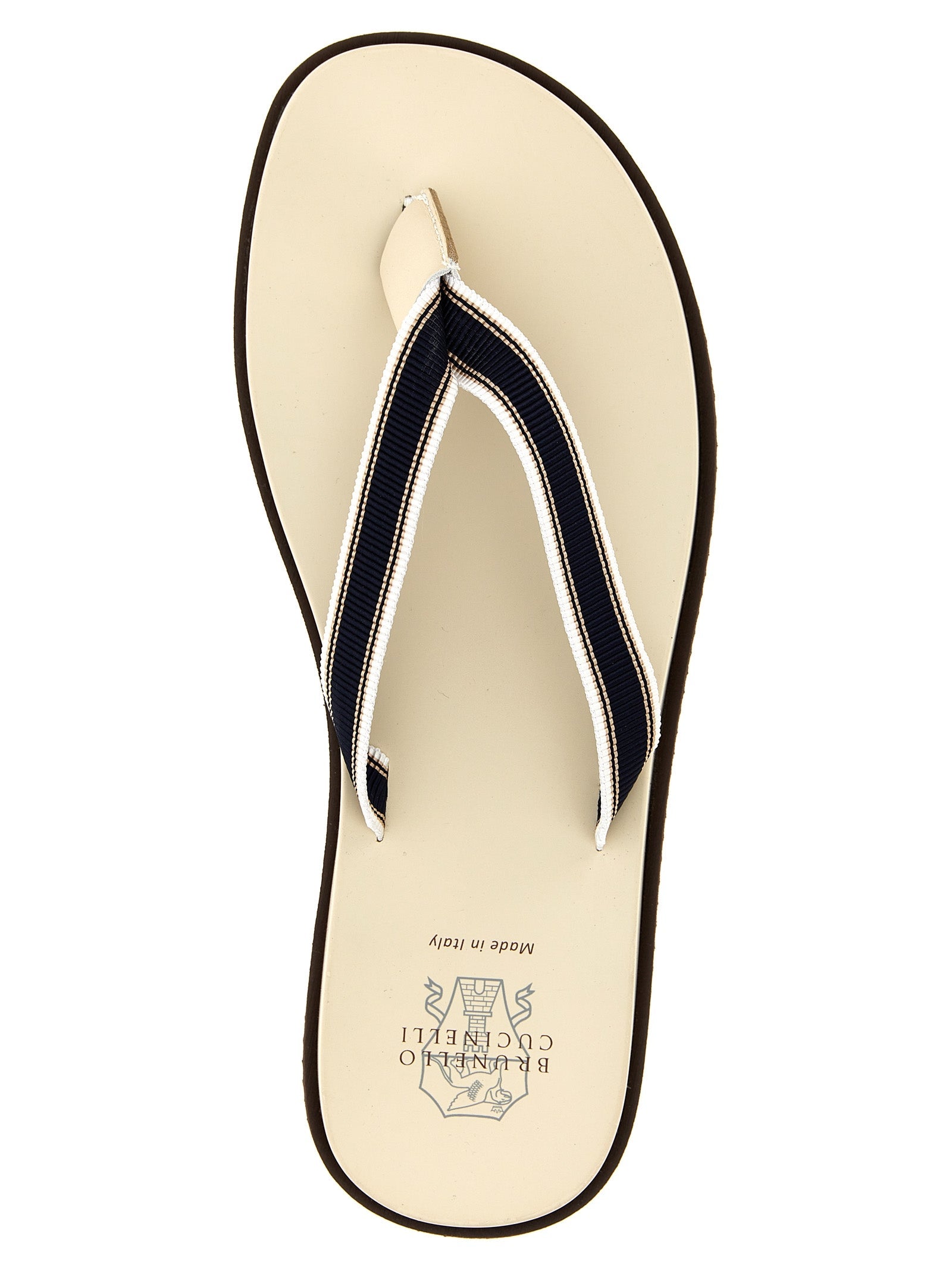 Brunello Cucinelli Gros Grain Thong Sandals - Banlieue91 -