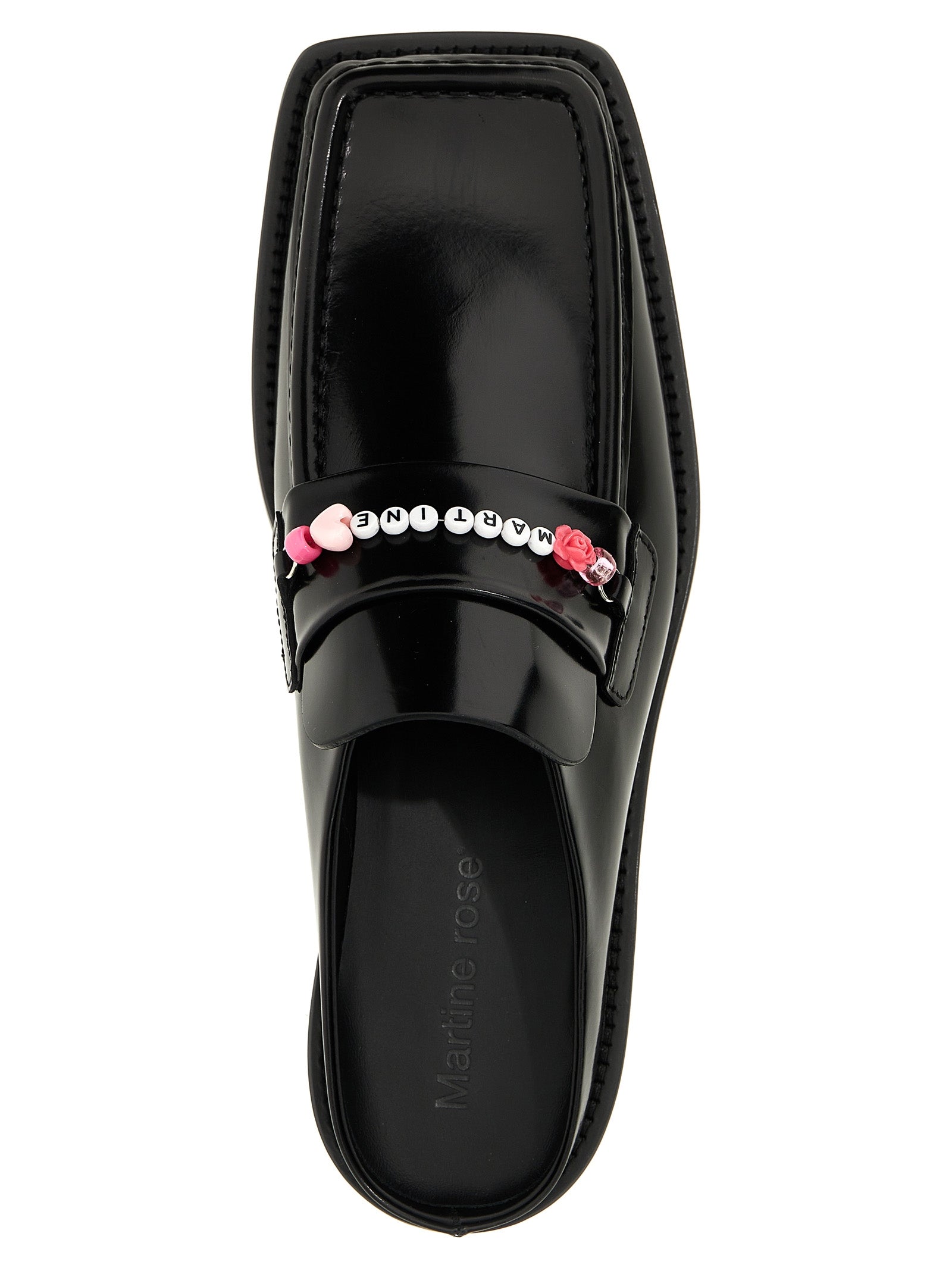 Martine Rose 'Beaded Square Toe' Mules