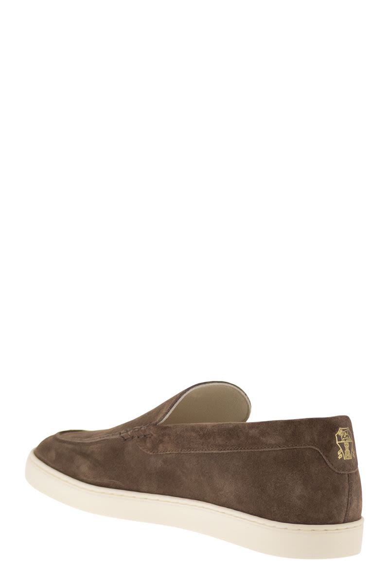 BRUNELLO CUCINELLI Men's Suede Loafer - Banlieue91 -
