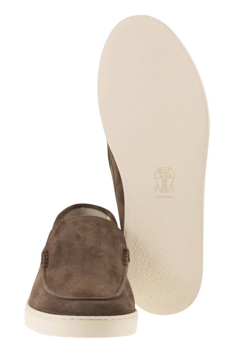 BRUNELLO CUCINELLI Men's Suede Loafer - Banlieue91 -