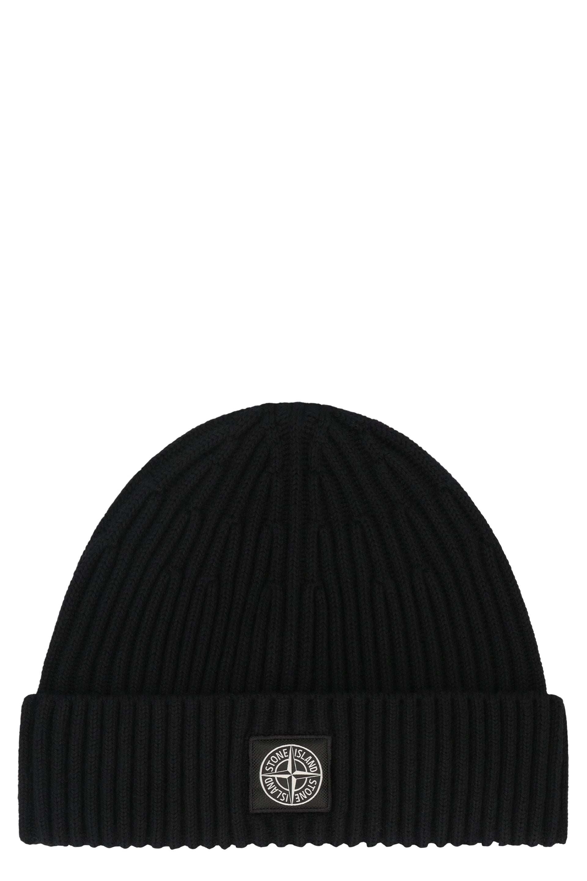 STONE ISLAND Ribbed Wool Beanie for Men - Banlieue91 -