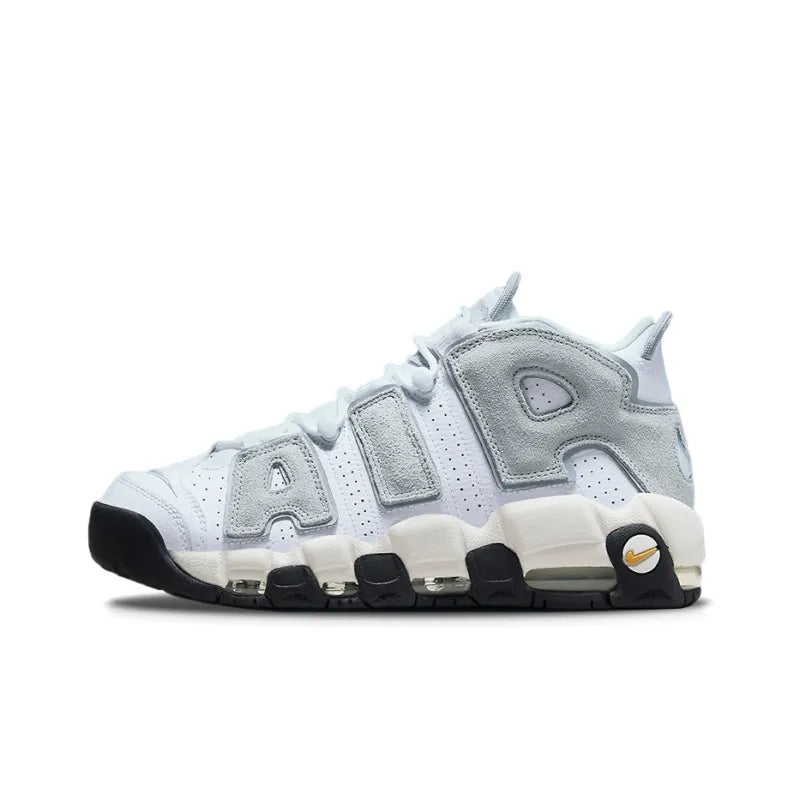 Nike Air More Uptempo Air 'Wolf Grey Solar Flare' - Banlieue91