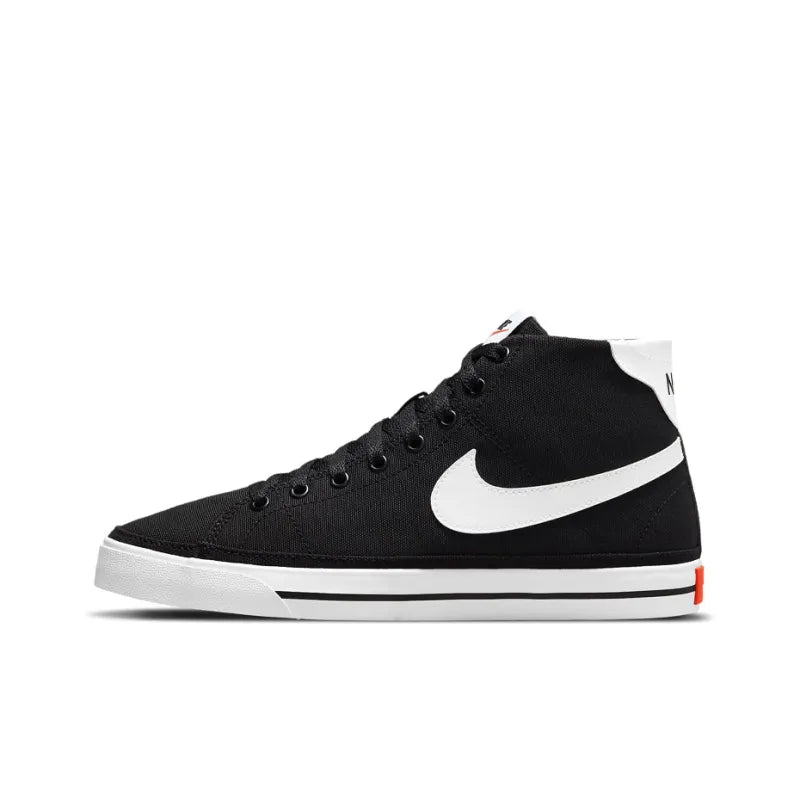 Nike Court Legacy Canvas Mid 'Black White Orange' - Banlieue91