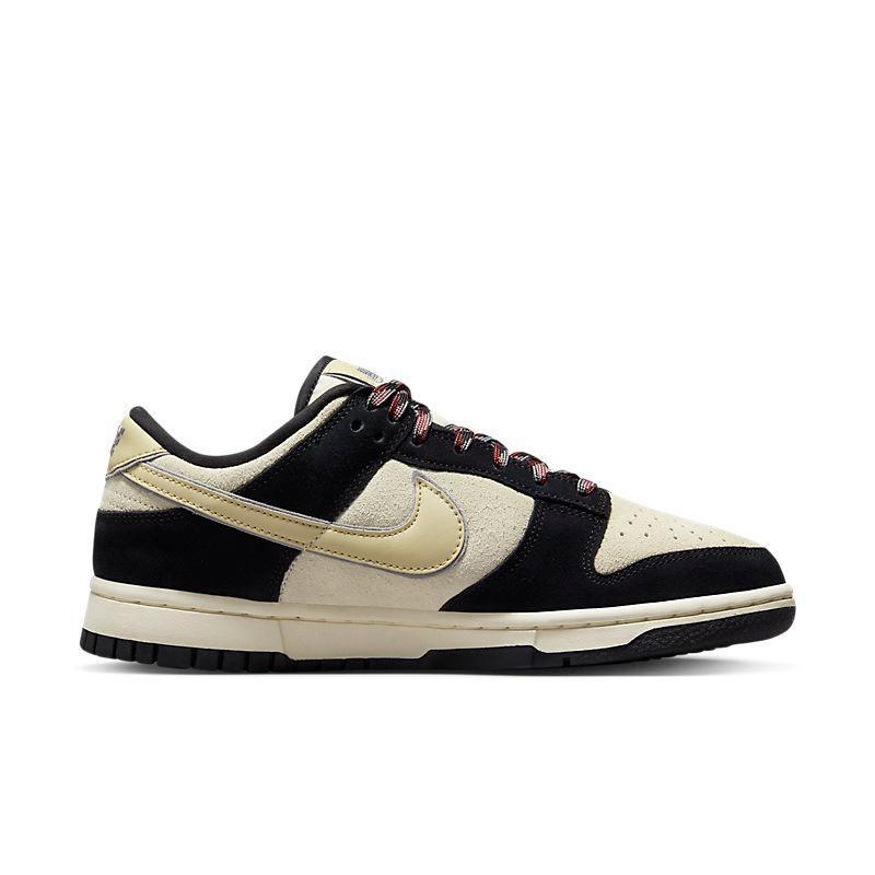 Nike Dunk Low LX Black Suede Team Gold - Banlieue91
