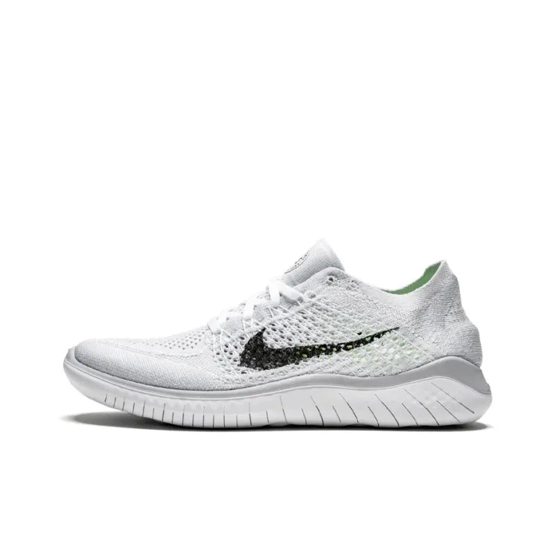 Nike Free Rn Flyknit 2018 White Pure Platinum - Banlieue91