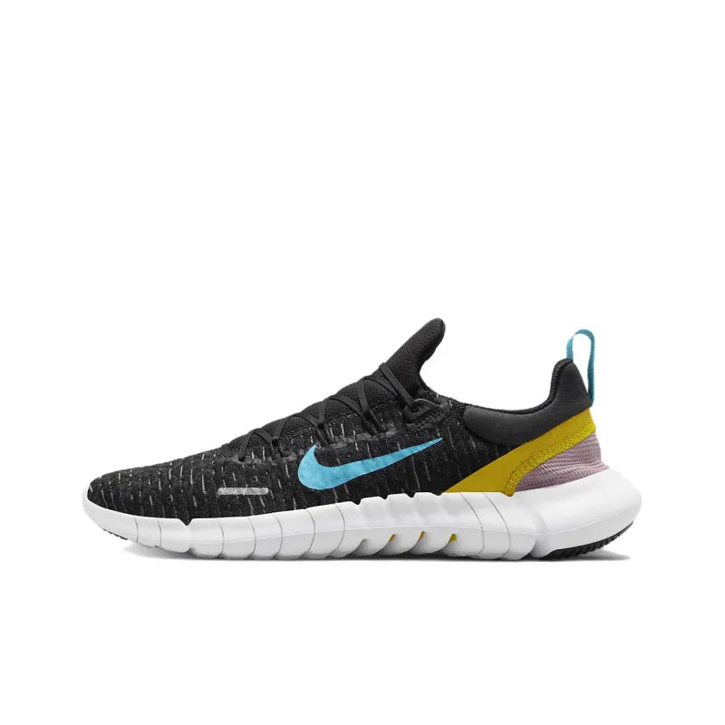 Nike Free Run 5.0 Dark Smoke Grey Vivid Sulfur Chlorine Blue - Banlieue91