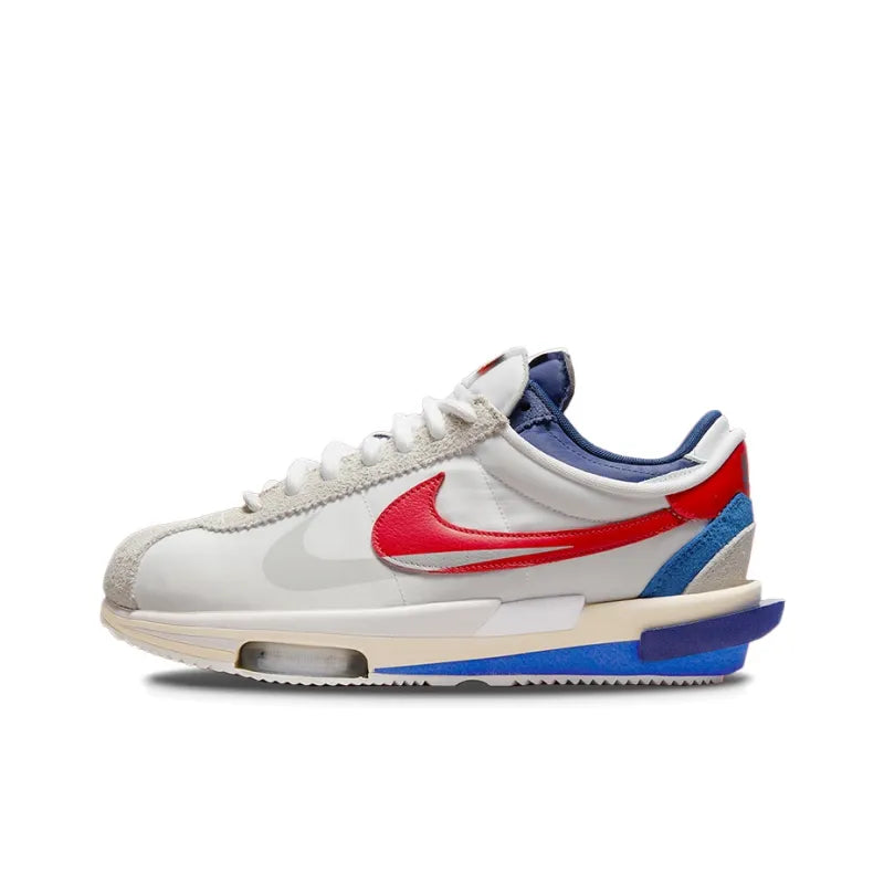 Nike Zoom Cortez Sp Sacai White University Red Blue - Banlieue91