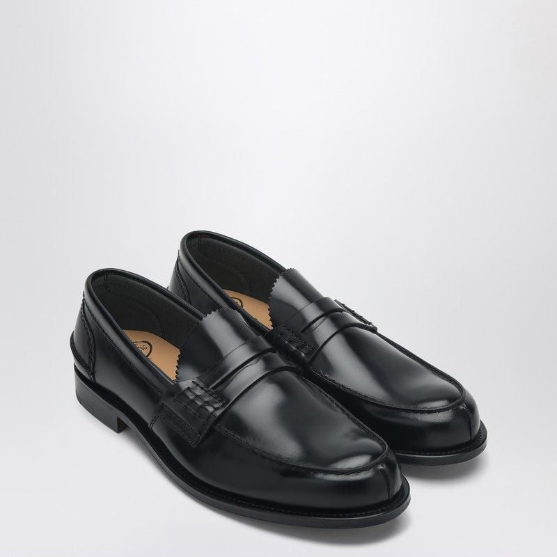 CHURCH'S Classic Shiny Leather Pembrey Loafers - Men's Footwear - Banlieue91 -
