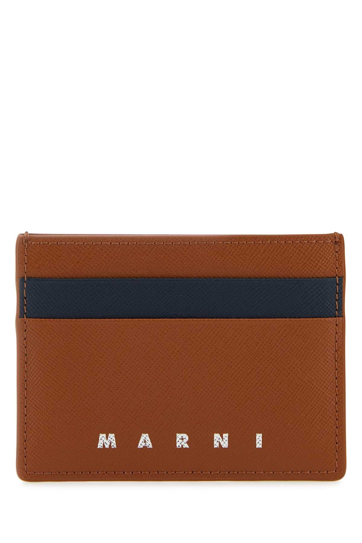 MARNI Two-Tone Mini Leather Cardholder - Banlieue91 -