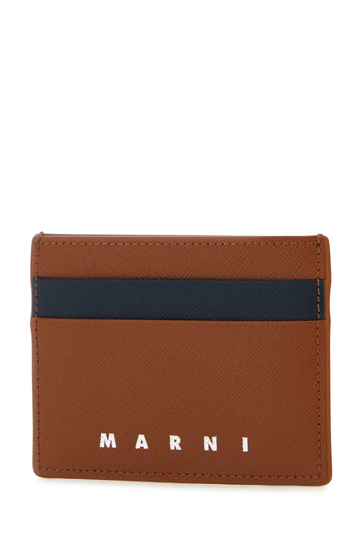 MARNI Two-Tone Mini Leather Cardholder - Banlieue91 -