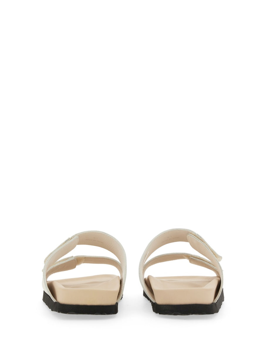 PALM ANGELS Logo Sandals for Men with Rubber Sole - 2 CM Height - Banlieue91 -