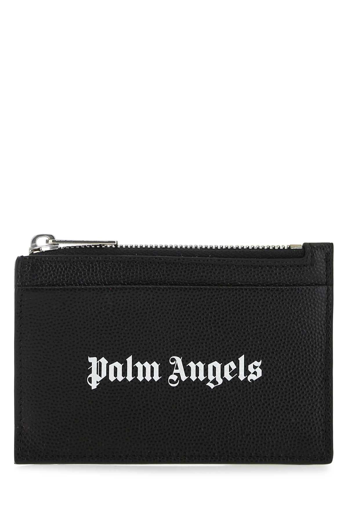 PALM ANGELS Men's Mini Leather Card Holder - Banlieue91 -