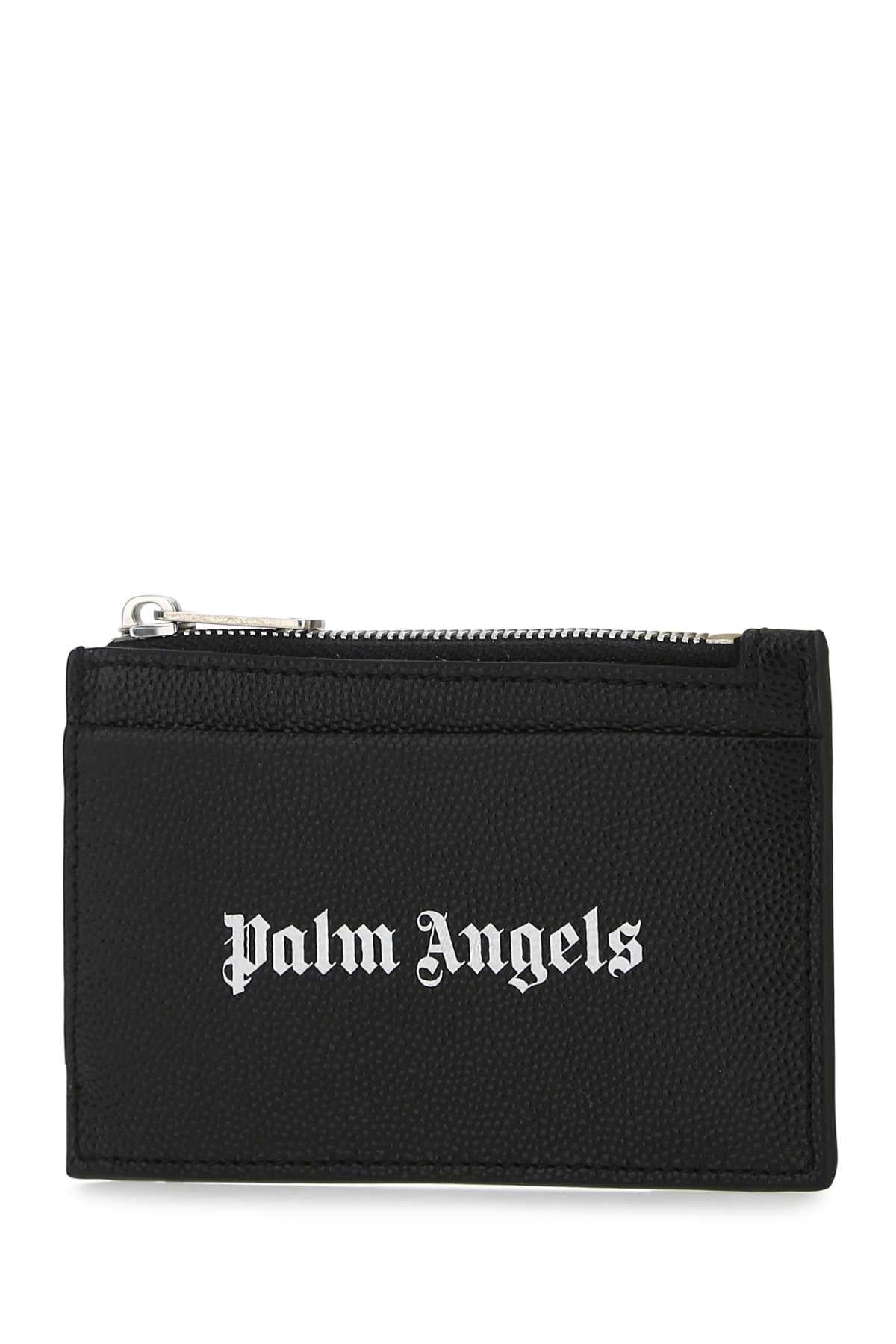 PALM ANGELS Men's Mini Leather Card Holder - Banlieue91 -