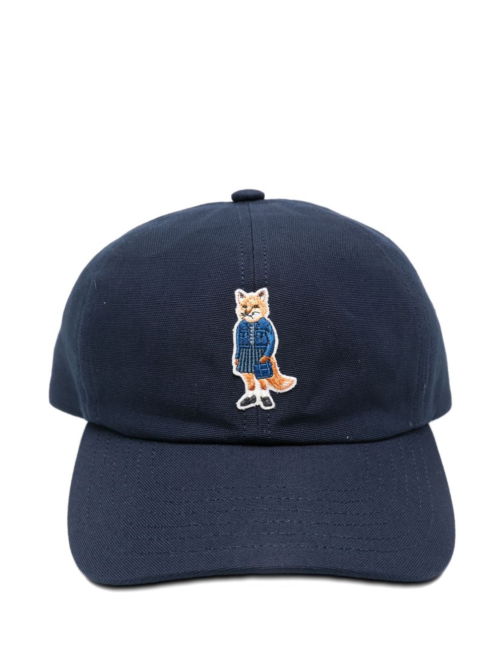 MAISON KITSUNÉ Dressed Fox Cotton Baseball Cap - Banlieue91 -