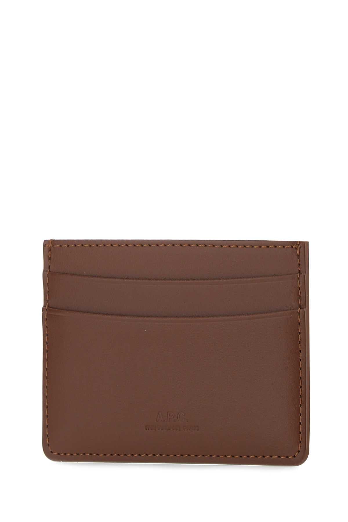 A.P.C. Mini Leather Card Holder - Banlieue91 -