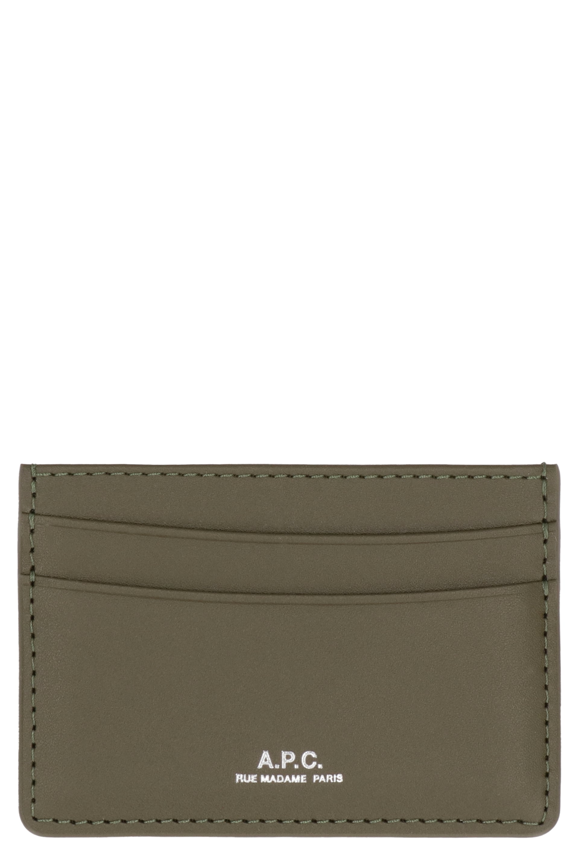 A.P.C. Mini Leather Card Holder with Four Slots - Banlieue91 -
