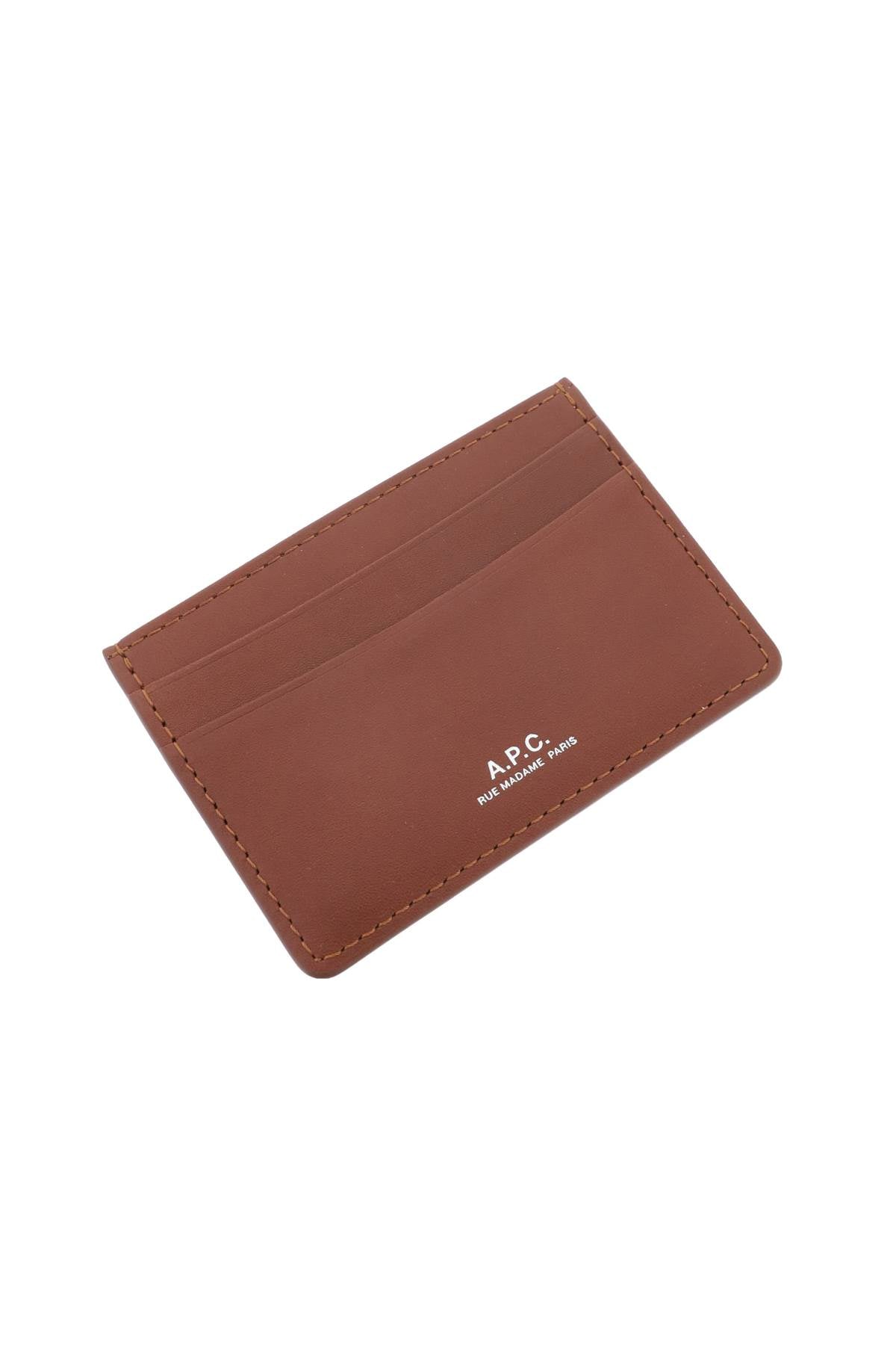 A.P.C. Mini Leather Card Holder - Banlieue91 -