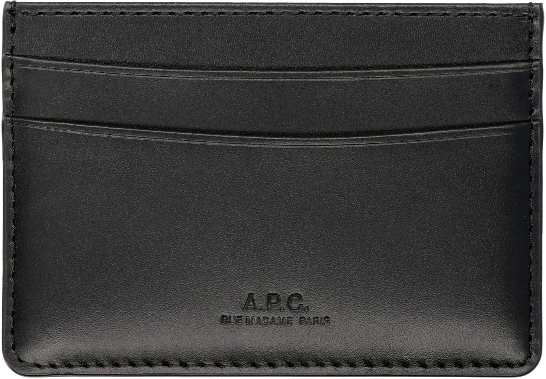 A.P.C. Mini Leather Card Holder - Banlieue91 -