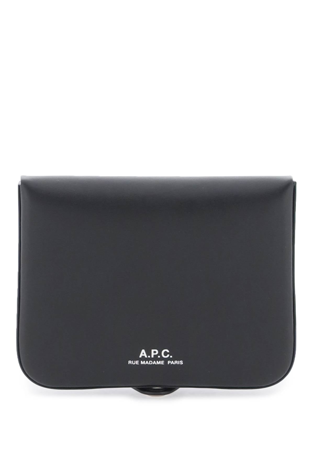 A.P.C. Men's Mini Leather Card Holder - Banlieue91 -