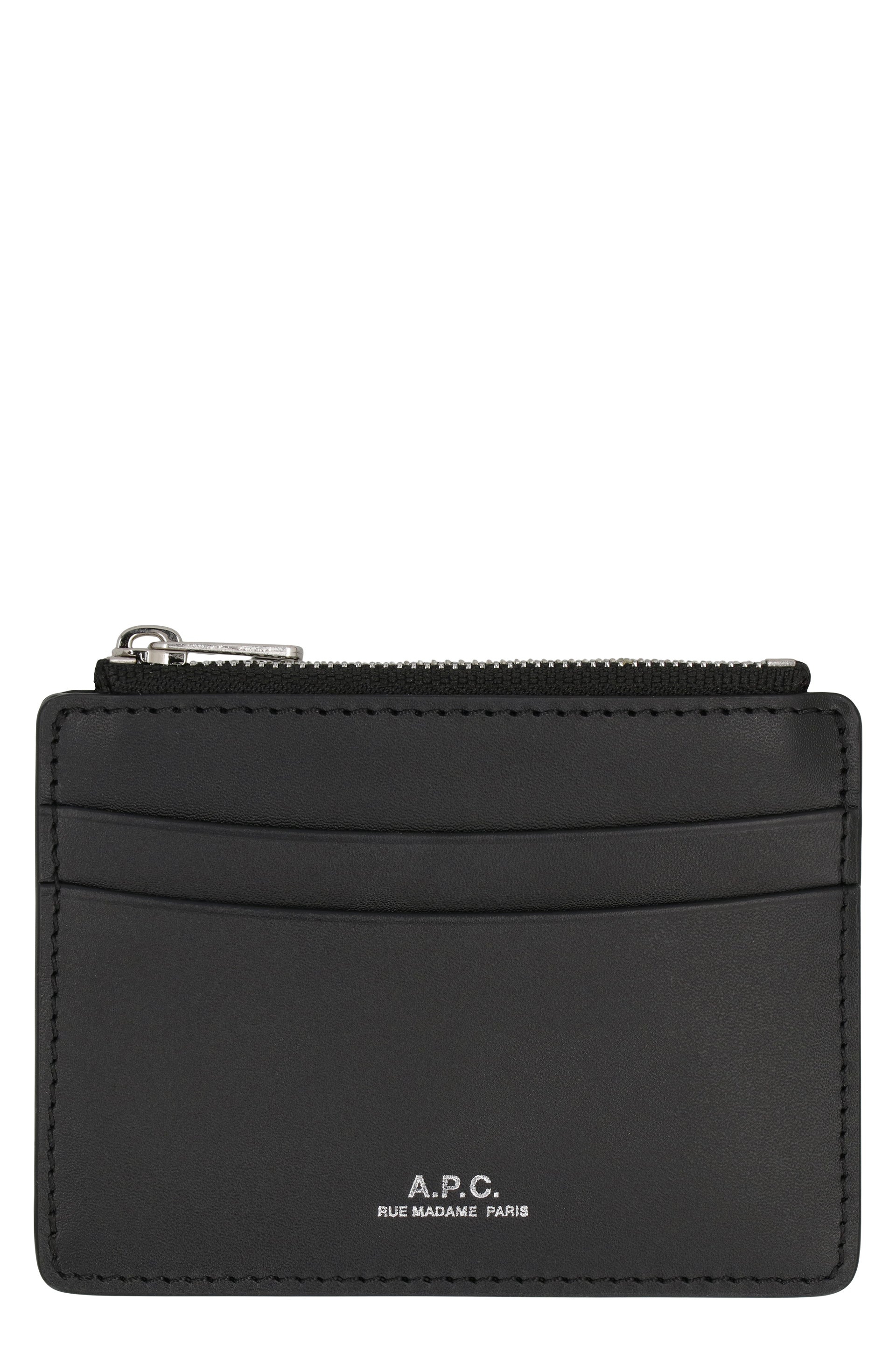 A.P.C. Mini Leather Card Holder - Banlieue91 -