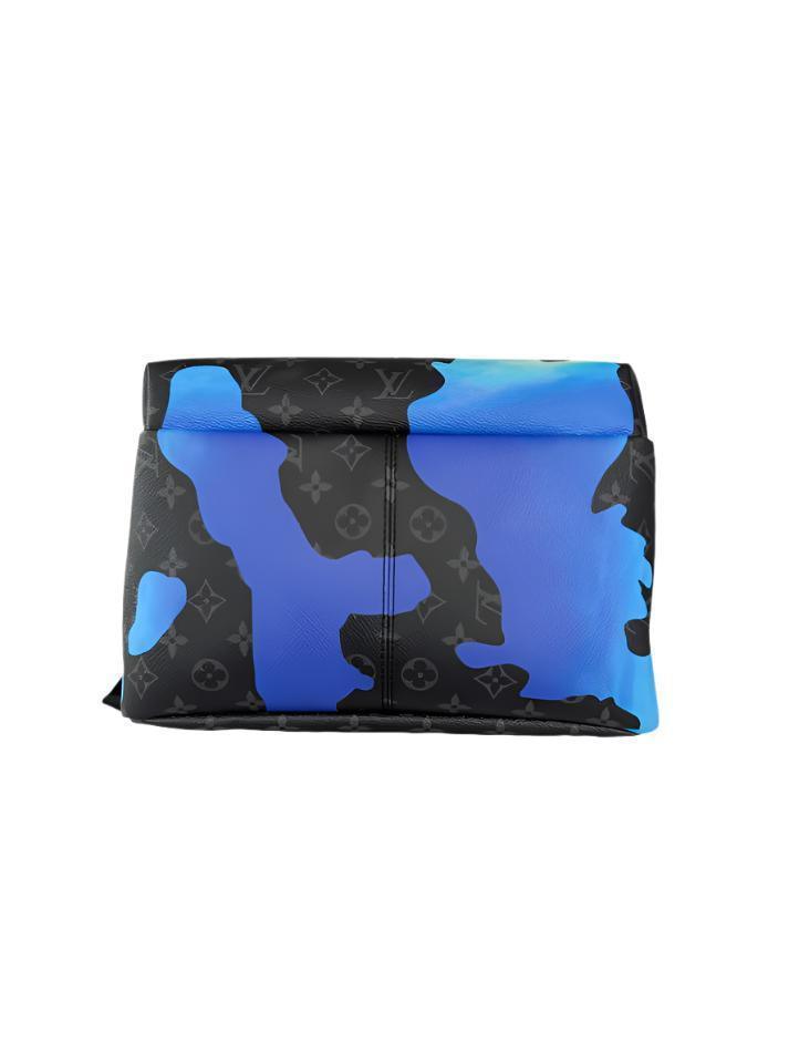 Louis Vuitton Blue Monogram Eclipse Online Exclusive Discovery Backpack - Banlieue91