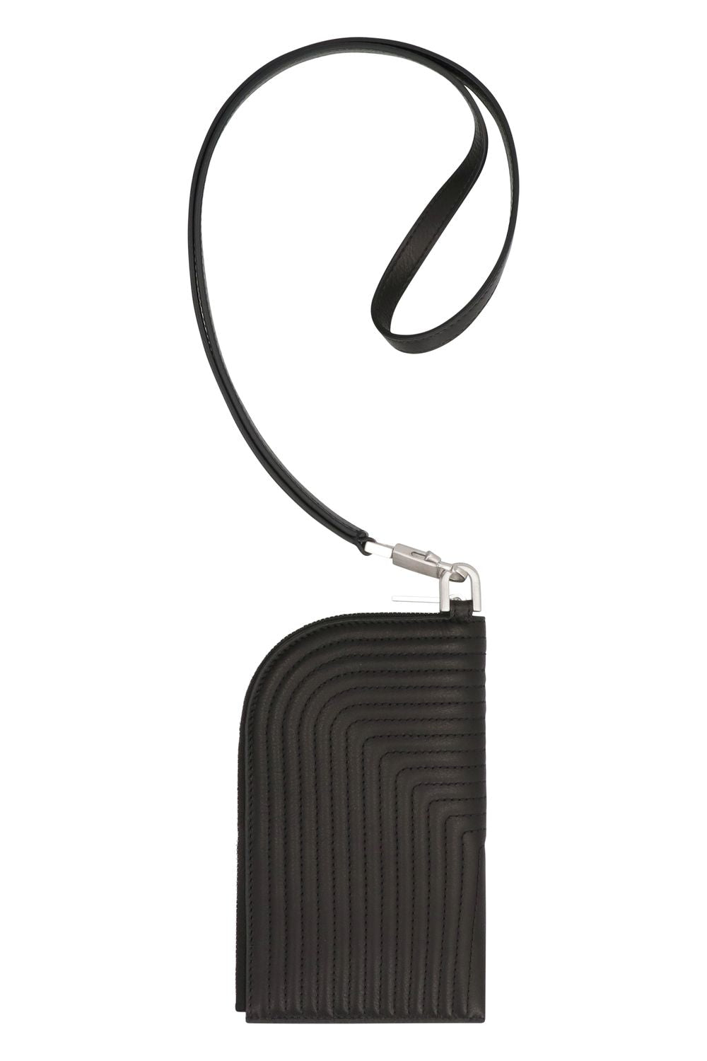 RICK OWENS Mini Leather Wallet with Decorative Stitching - Banlieue91 -