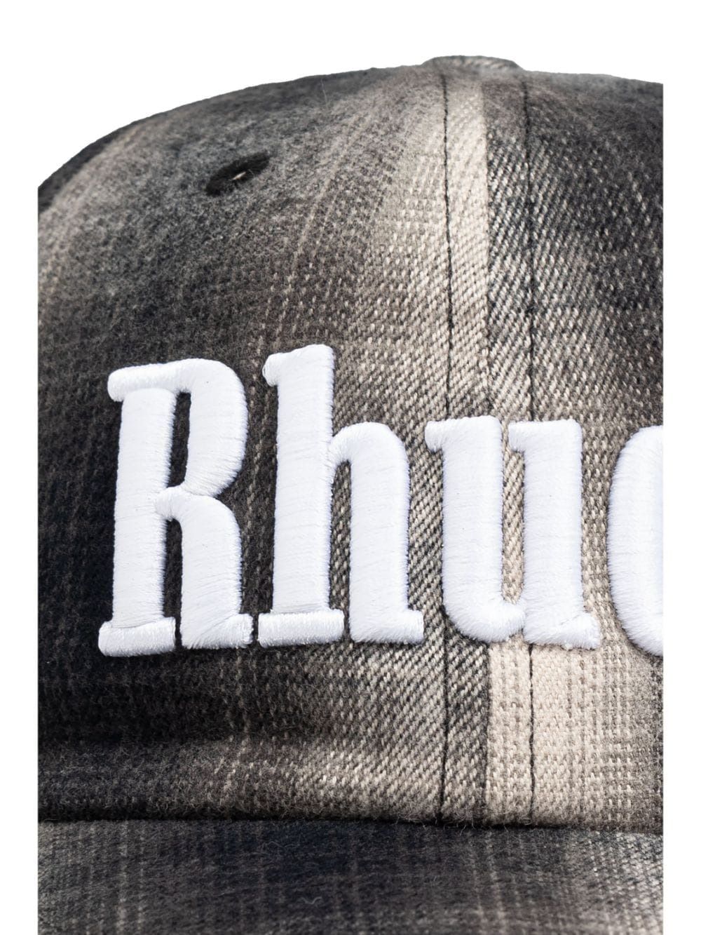 RHUDE Logo Flannel 6-Panel Hat - Banlieue91 -