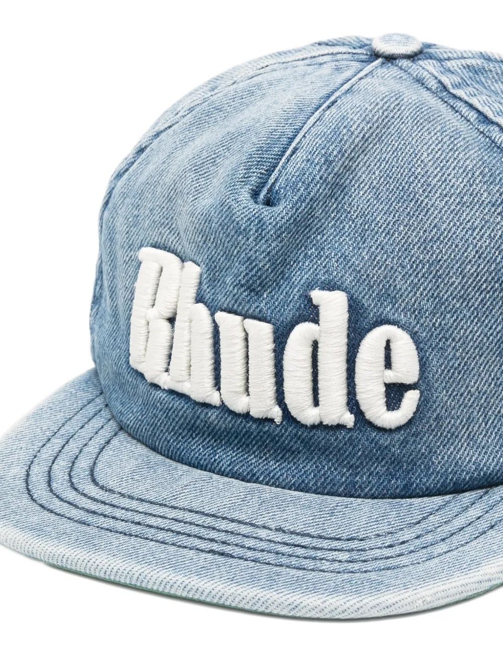 RHUDE Logo Denim Hat for Men - Fall/Winter 2025 - Banlieue91 -