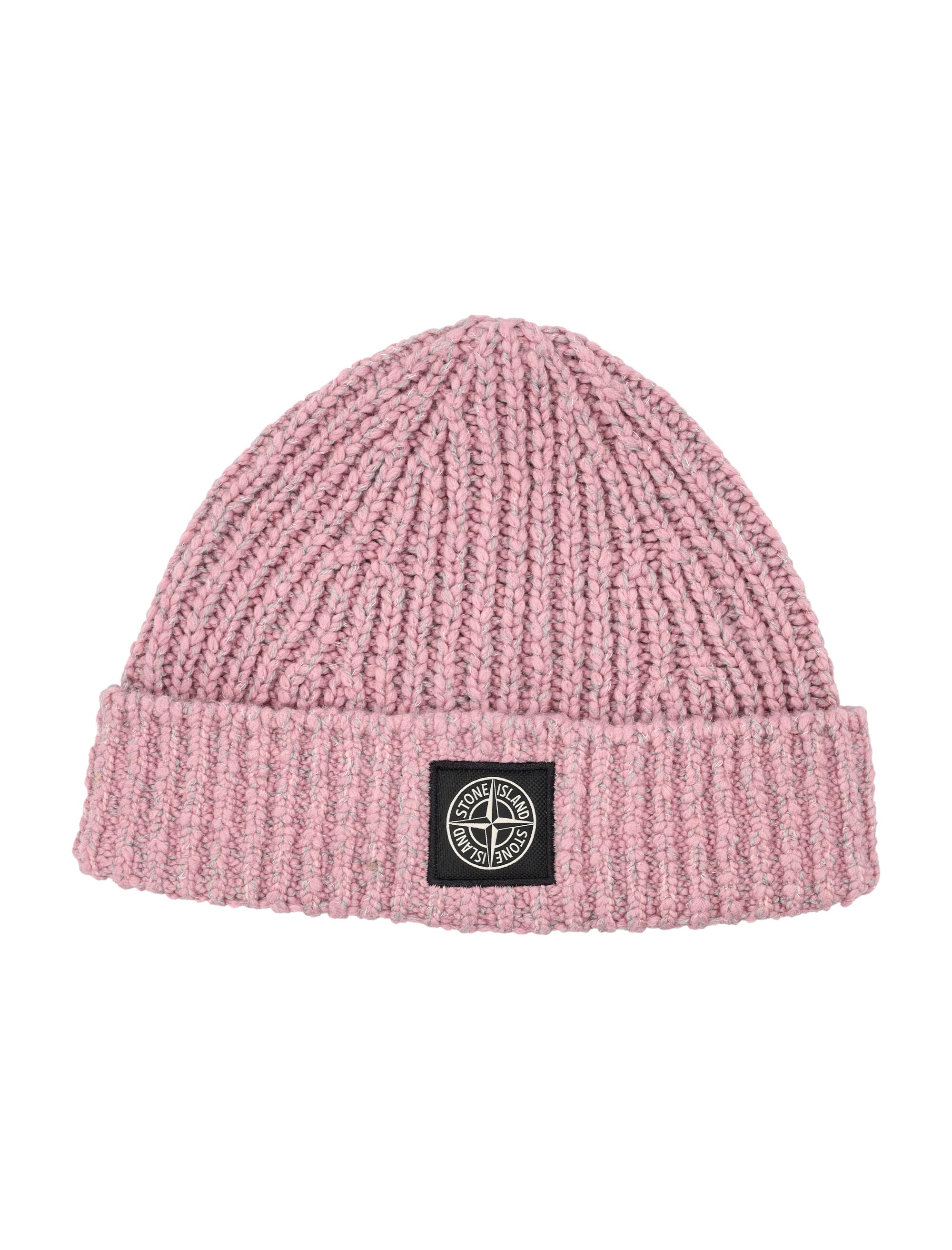 STONE ISLAND Mouliné Wool Beanie with Compass Logo - Banlieue91 -