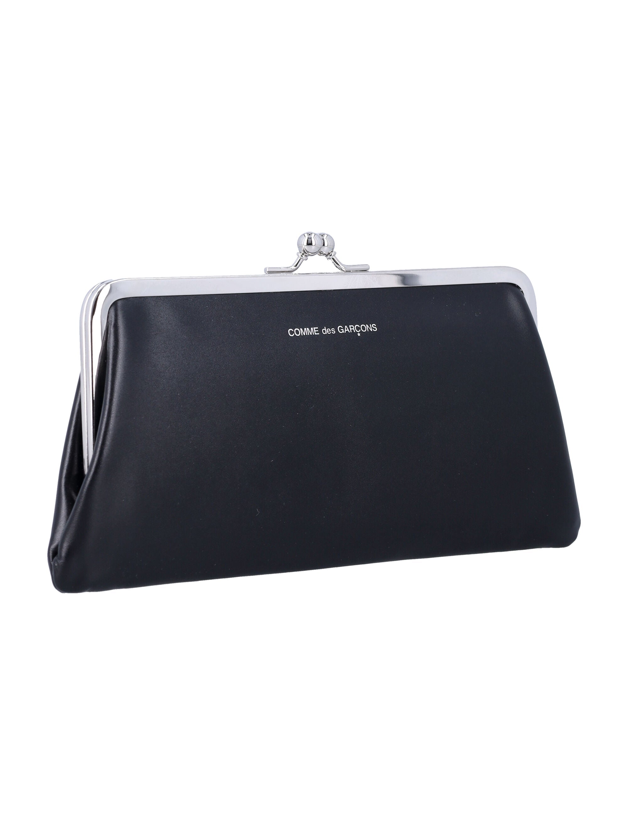 COMME DES GARÇONS WALLET Mini Kiss-Clasp Leather Purse - Banlieue91 -