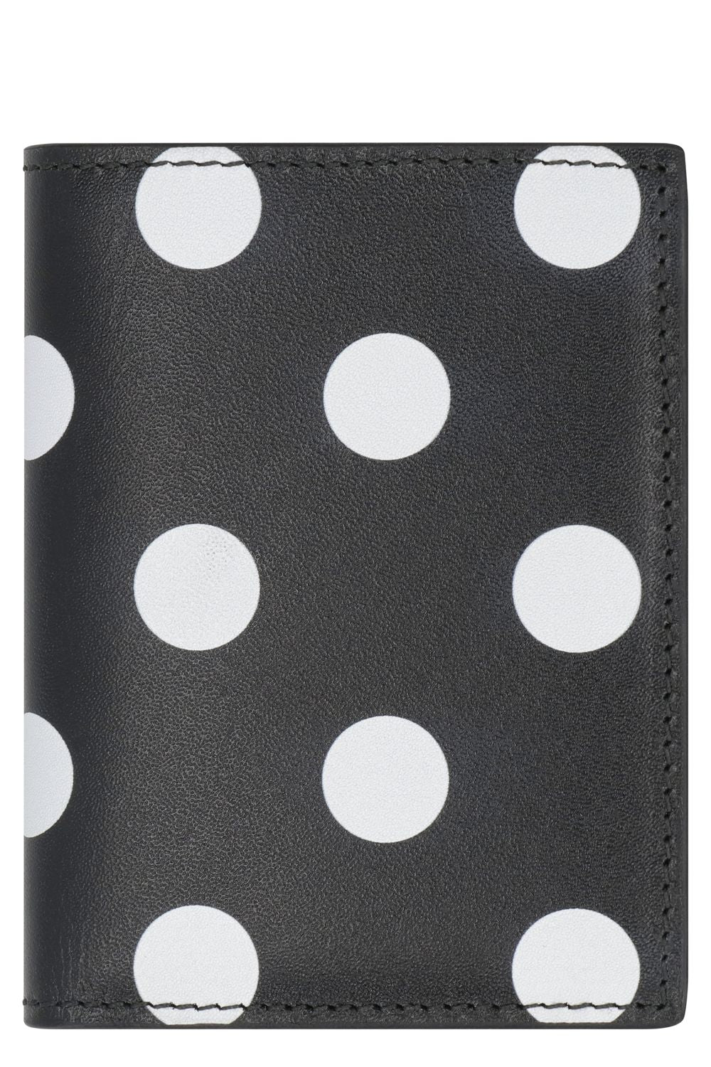 COMME DES GARÇONS WALLET Mini Leather Wallet with Polka-Dot Motif - Banlieue91 -