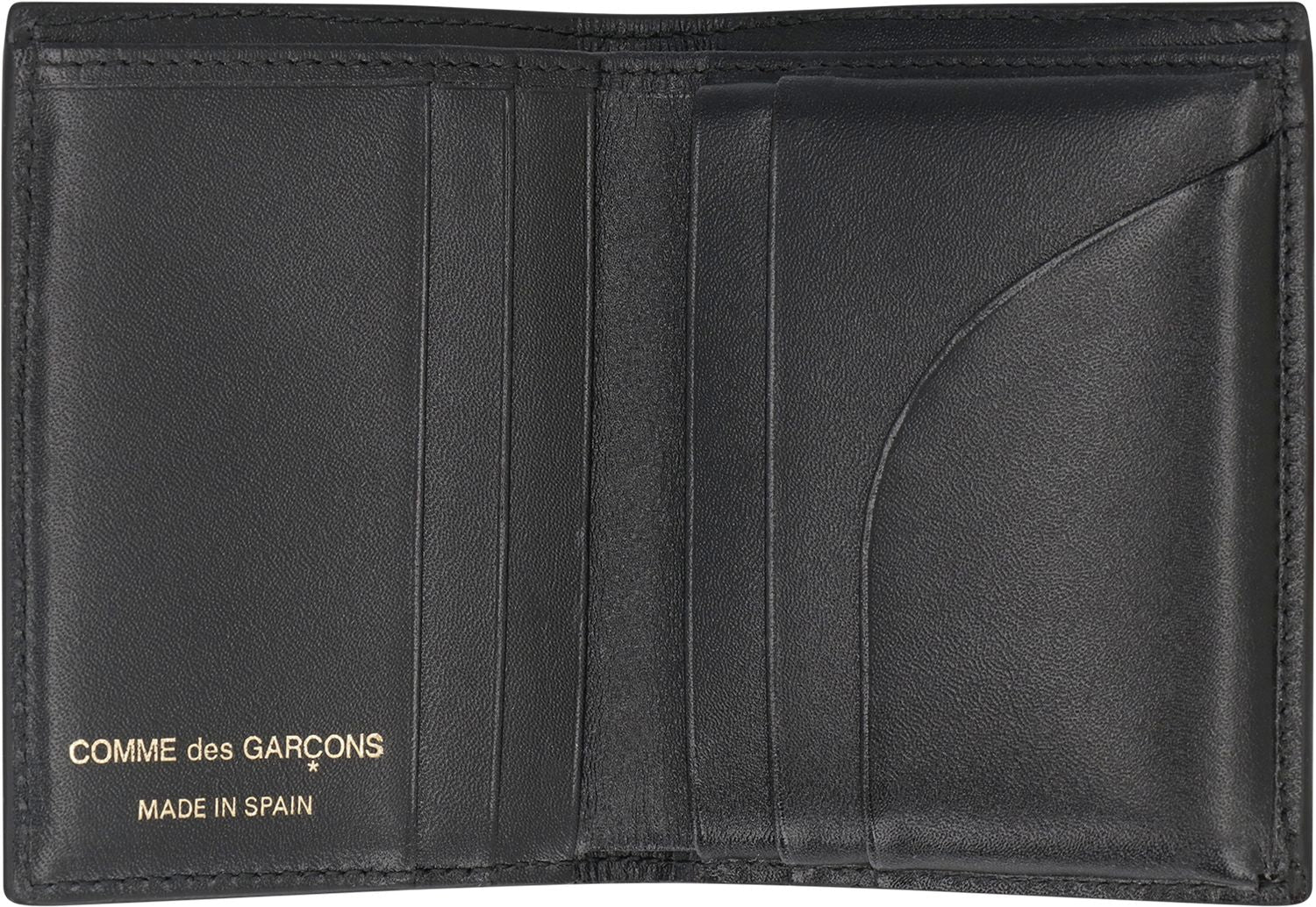 COMME DES GARÇONS WALLET Mini Leather Wallet with Polka-Dot Motif - Banlieue91 -