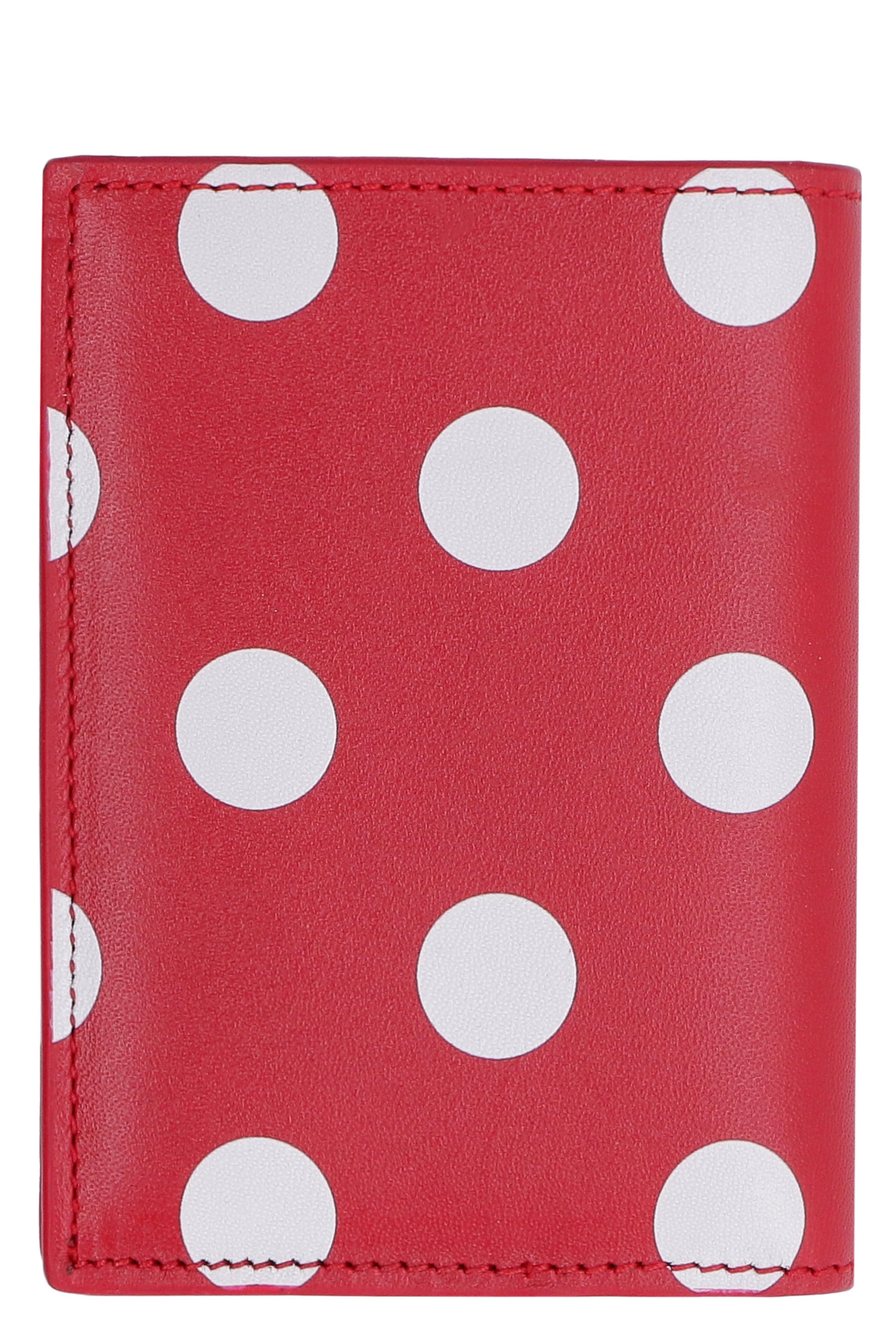 COMME DES GARÇONS WALLET Mini Polka-Dot Leather Wallet - Banlieue91 -