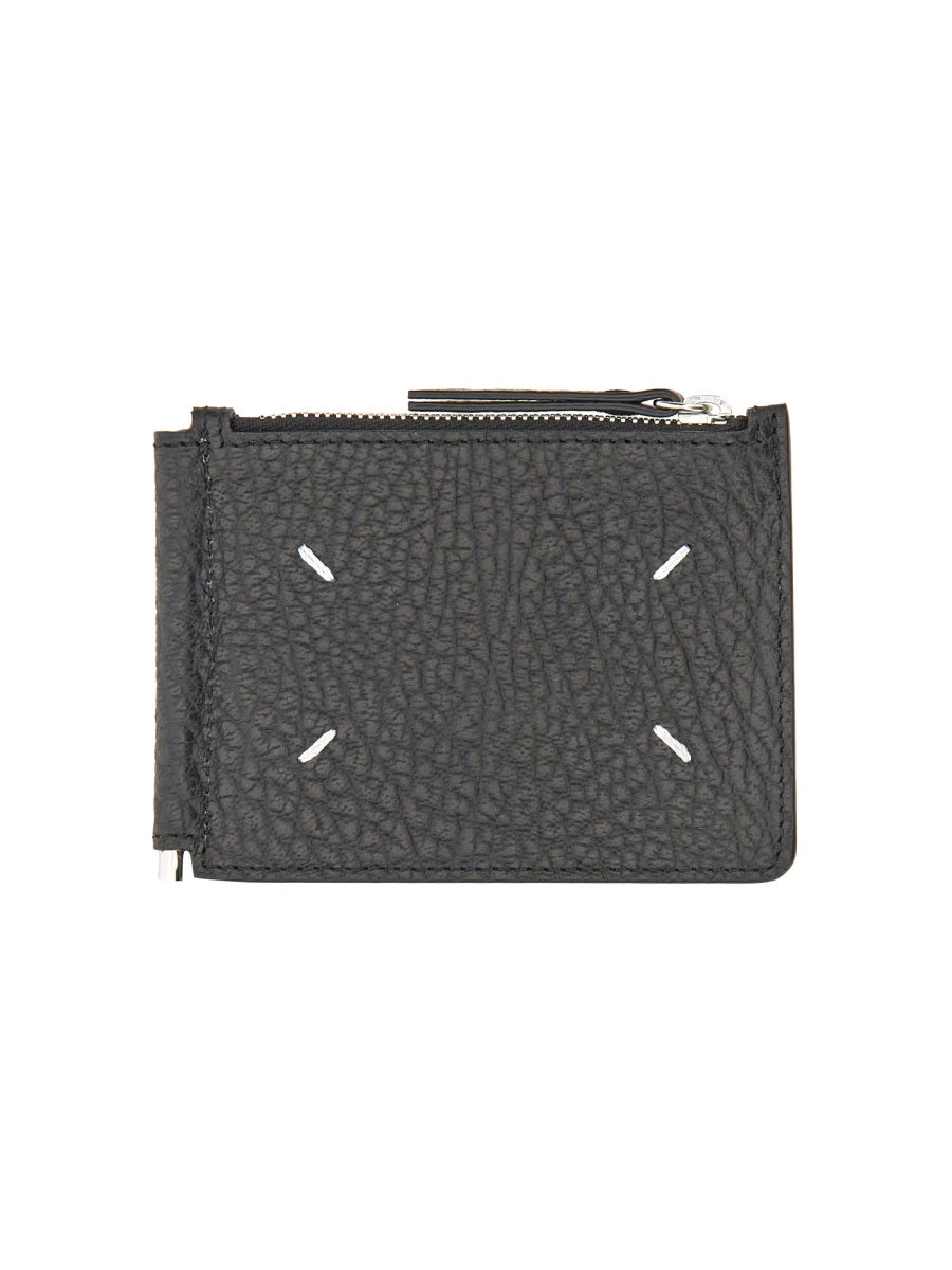 MAISON MARGIELA Mini Bi-Fold Wallet with Distinctive Seams - FW25 - Banlieue91 -