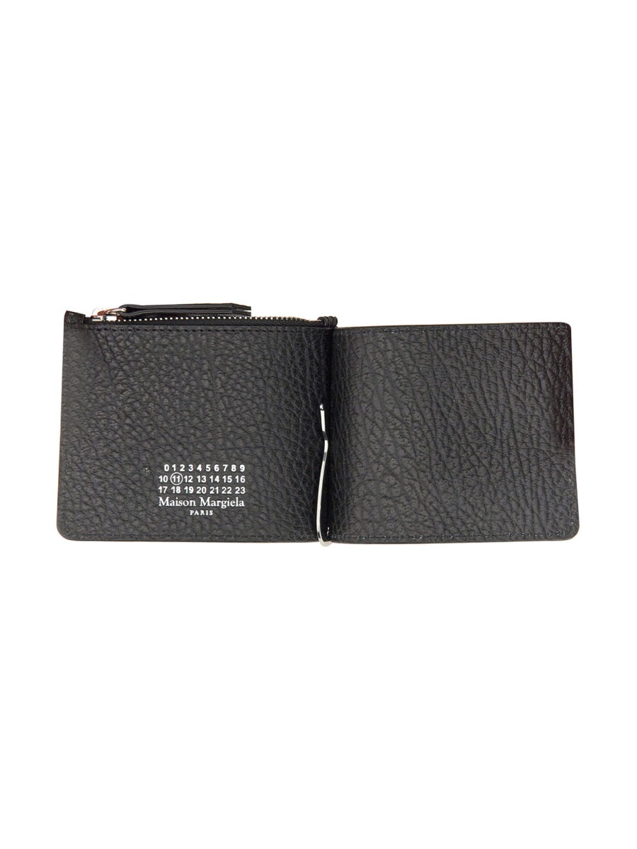 MAISON MARGIELA Mini Bi-Fold Wallet with Distinctive Seams - FW25 - Banlieue91 -