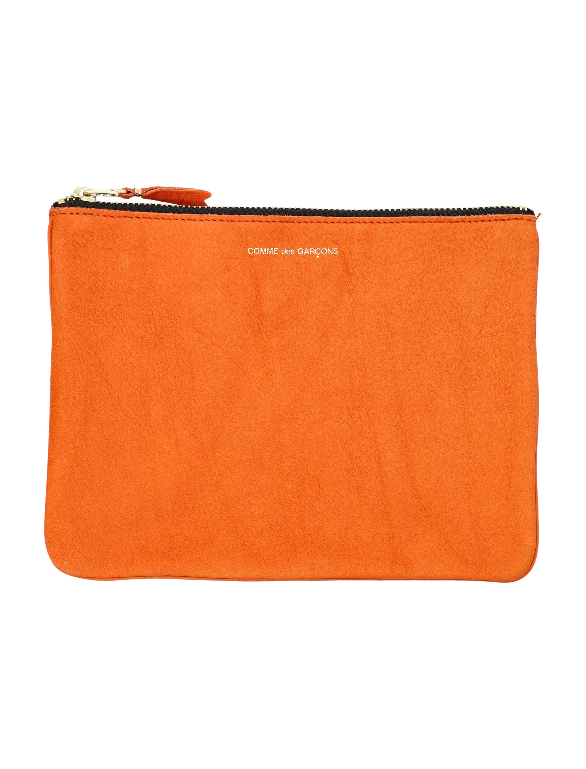 COMME DES GARÇONS WALLET Textured Leather Mini Pouch Handbag 16.5cm x 22cm - Banlieue91 -