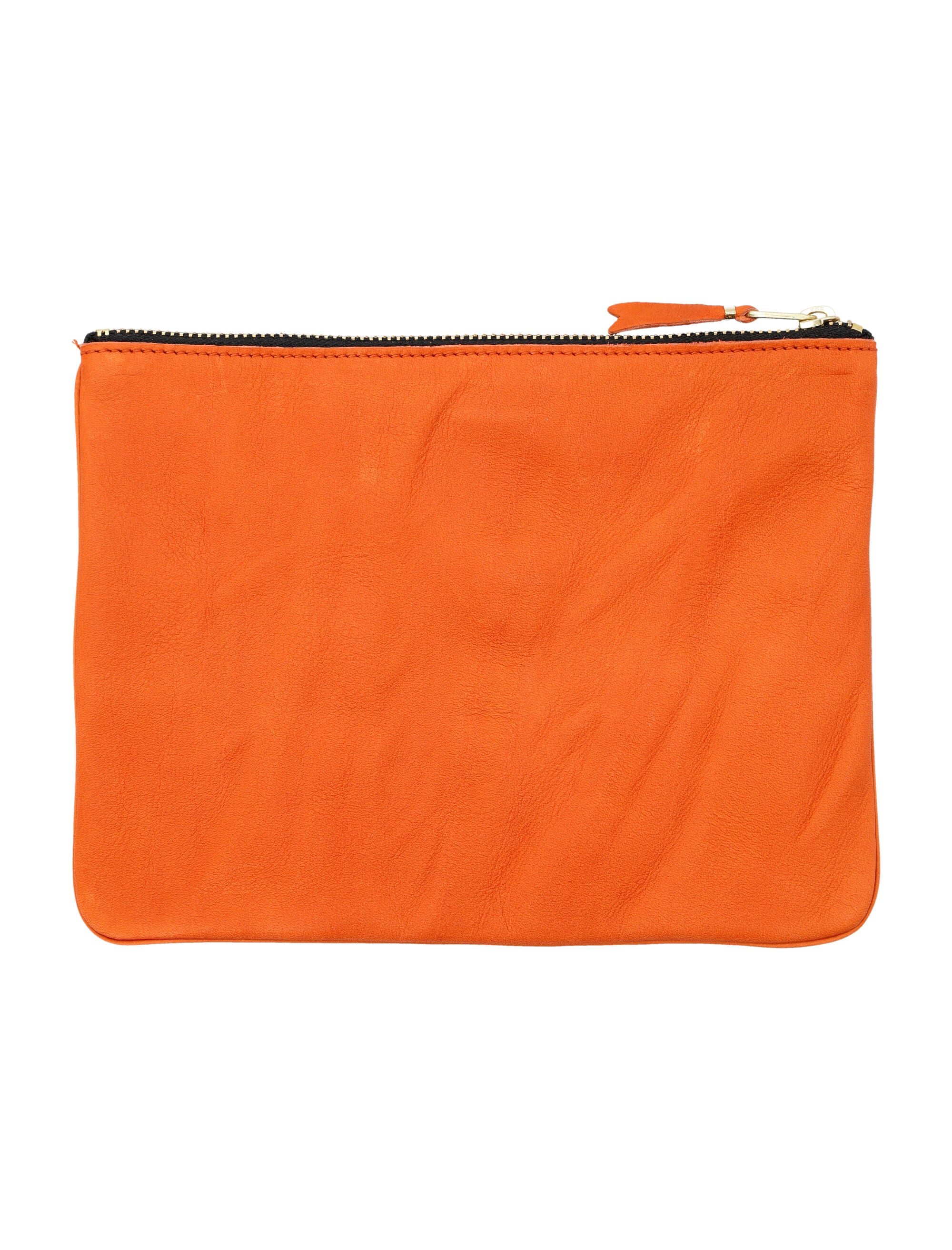 COMME DES GARÇONS WALLET Textured Leather Mini Pouch Handbag 16.5cm x 22cm - Banlieue91 -